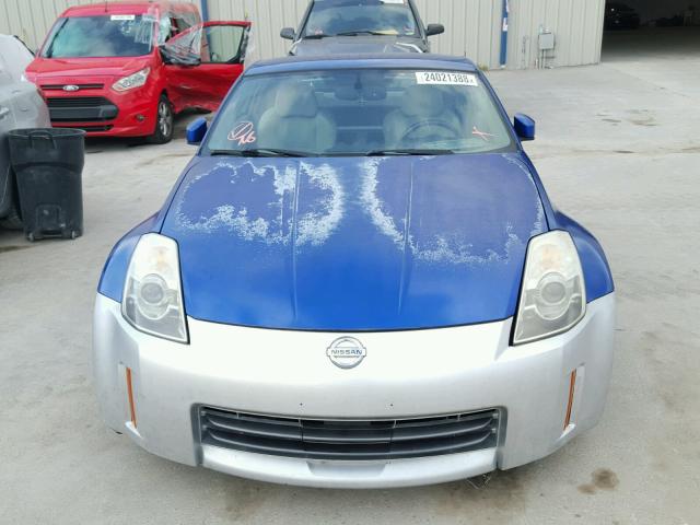 JN1AZ34E36M350762 - 2006 NISSAN 350Z COUPE BLUE photo 9