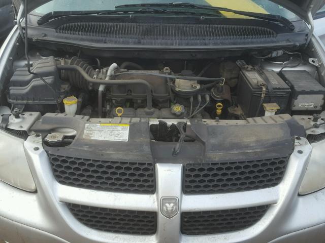 1D4GP24R64B574341 - 2004 DODGE GRAND CARA SILVER photo 7