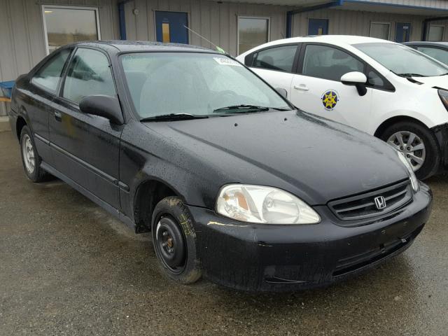 1HGEJ7220YL058230 - 2000 HONDA CIVIC HX BLACK photo 1