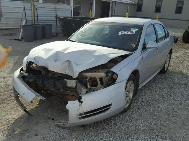 2G1WB5E39C1217195 - 2012 CHEVROLET IMPALA LT SILVER photo 2