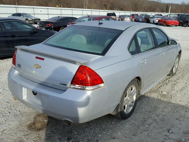 2G1WB5E39C1217195 - 2012 CHEVROLET IMPALA LT SILVER photo 4