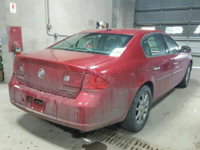 1G4HD57226U135750 - 2006 BUICK LUCERNE CX RED photo 4