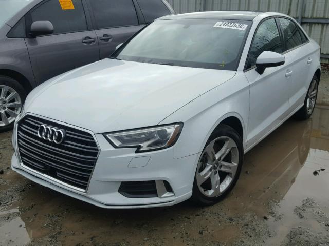 WAUAUGFF5H1046102 - 2017 AUDI A3 PREMIUM WHITE photo 2