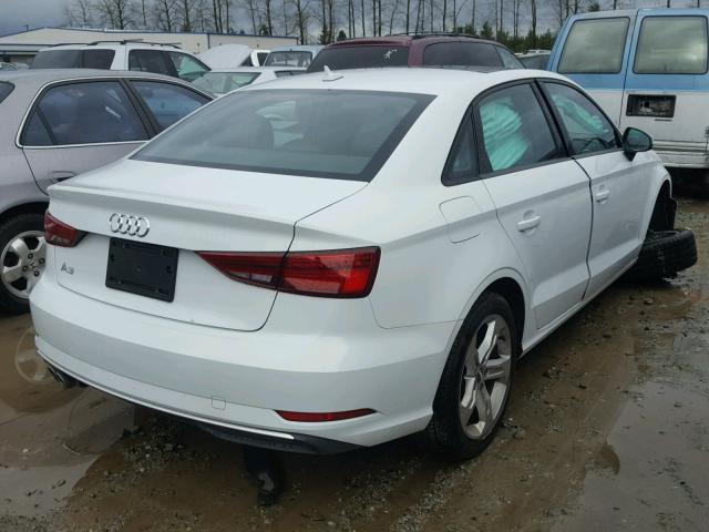 WAUAUGFF5H1046102 - 2017 AUDI A3 PREMIUM WHITE photo 4