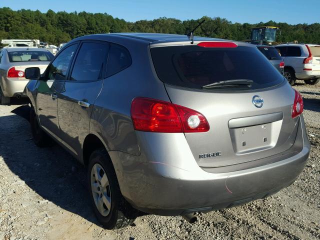 JN8AS5MT5AW506510 - 2010 NISSAN ROGUE S GRAY photo 3