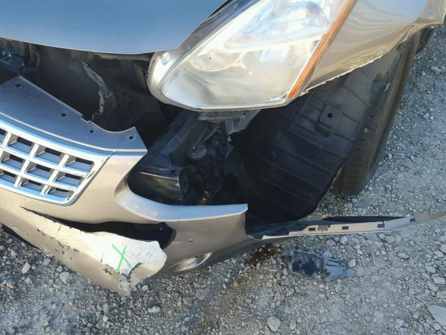 JN8AS5MT5AW506510 - 2010 NISSAN ROGUE S GRAY photo 9