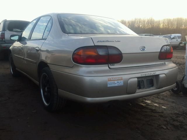 1G1NE52J21M624542 - 2001 CHEVROLET MALIBU LS GOLD photo 3