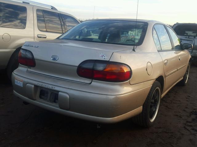 1G1NE52J21M624542 - 2001 CHEVROLET MALIBU LS GOLD photo 4