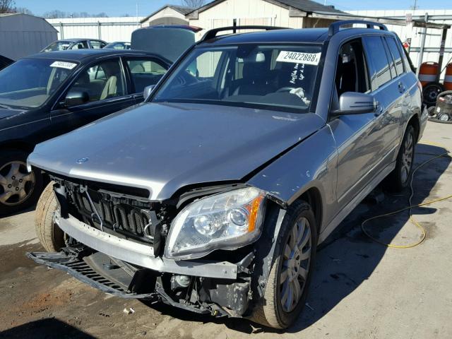 WDCGG5GB5BF644652 - 2011 MERCEDES-BENZ GLK 350 GRAY photo 2