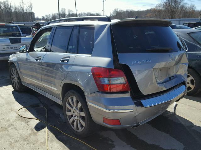 WDCGG5GB5BF644652 - 2011 MERCEDES-BENZ GLK 350 GRAY photo 3