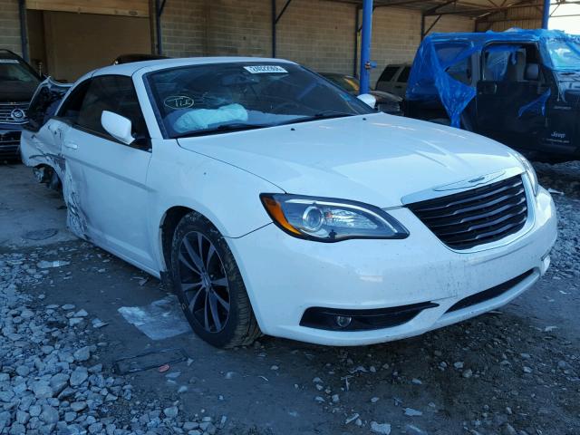 1C3BCBGG6CN186850 - 2012 CHRYSLER 200 S WHITE photo 1