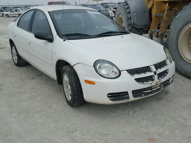 1B3ES56C85D179906 - 2005 DODGE NEON SXT WHITE photo 1