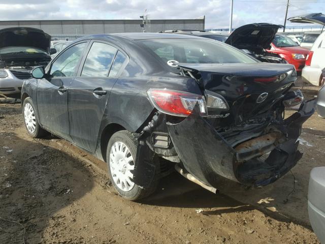 JM1BL1SF6A1266030 - 2010 MAZDA 3 I BLACK photo 3