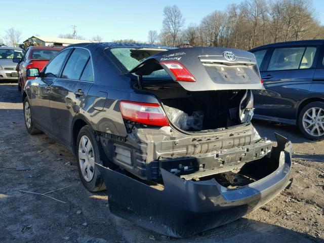 4T1BE46K39U853715 - 2009 TOYOTA CAMRY BASE GRAY photo 3