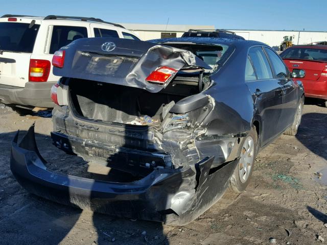 4T1BE46K39U853715 - 2009 TOYOTA CAMRY BASE GRAY photo 4