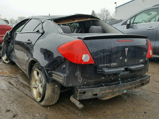 1G2ZG57NX84129468 - 2008 PONTIAC G6 BASE BLACK photo 3