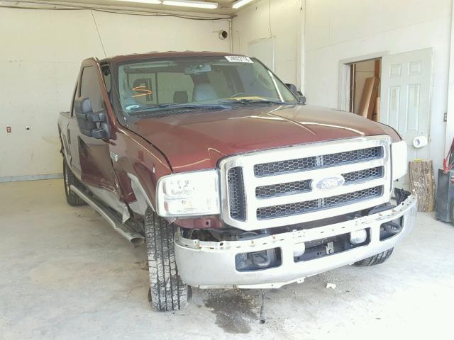 1FTSW21P36ED74807 - 2006 FORD F250 SUPER BURGUNDY photo 1