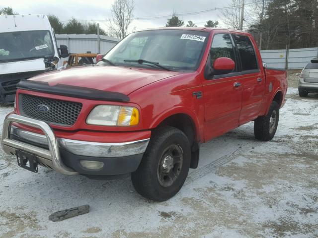 1FTRW08L41KE26459 - 2001 FORD F150 SUPER RED photo 2