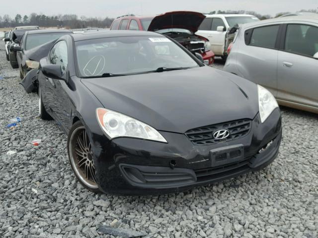 KMHHT6KD8AU025344 - 2010 HYUNDAI GENESIS CO BLACK photo 1