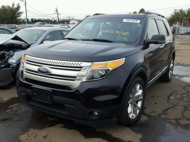 1FMHK8D83CGA42603 - 2012 FORD EXPLORER X BLACK photo 2