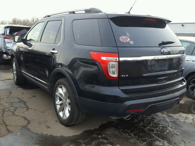 1FMHK8D83CGA42603 - 2012 FORD EXPLORER X BLACK photo 3