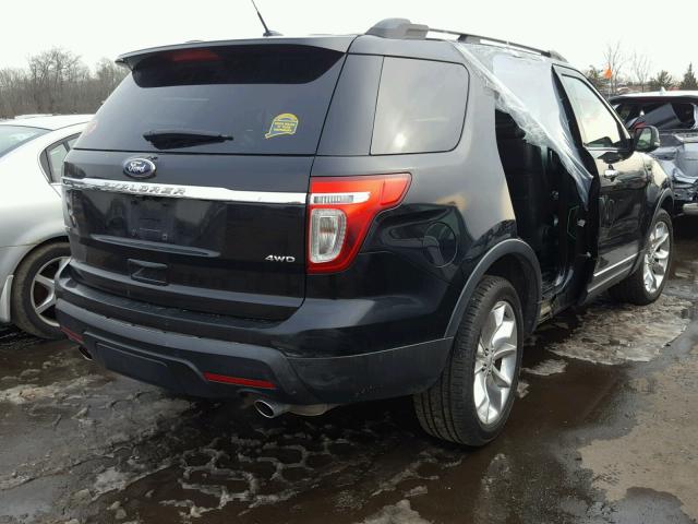 1FMHK8D83CGA42603 - 2012 FORD EXPLORER X BLACK photo 4