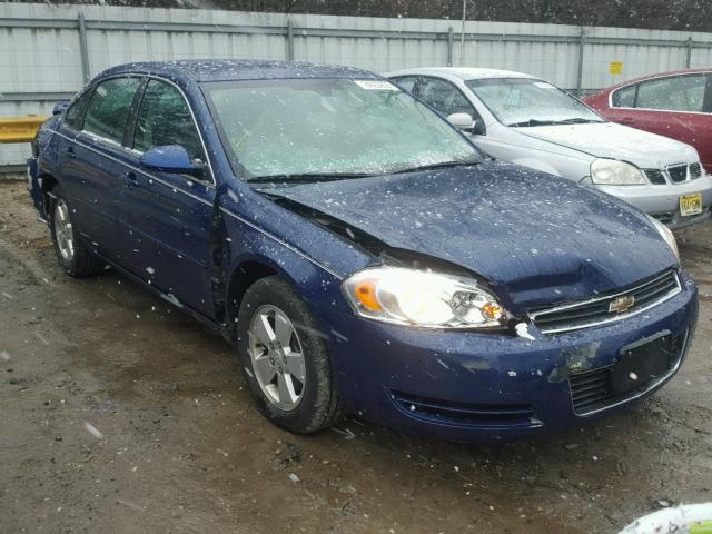 2G1WT58K181212449 - 2008 CHEVROLET IMPALA LT BLUE photo 1