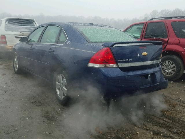 2G1WT58K181212449 - 2008 CHEVROLET IMPALA LT BLUE photo 3