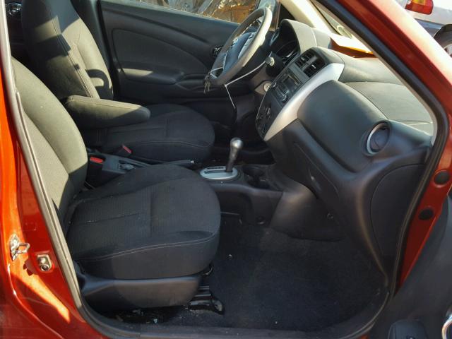 3N1CN7AP3FL829128 - 2015 NISSAN VERSA S RED photo 5