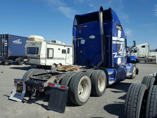 1XKAD49X9AJ262857 - 2010 KENWORTH CONSTRUCTI BLUE photo 4