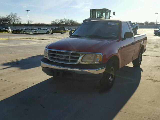 1FTZF1723XNA09162 - 1999 FORD F150 RED photo 2