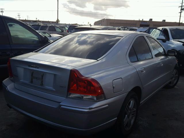 YV1RS592172612915 - 2007 VOLVO S60 2.5T GRAY photo 4
