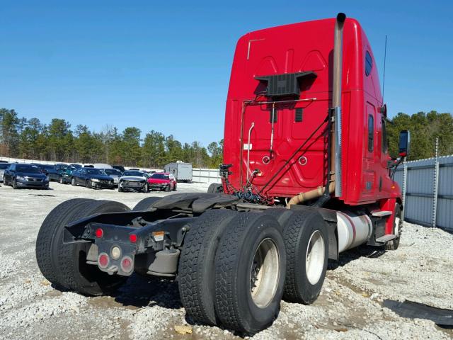 1FUJGLDR3CLBH2947 - 2012 FREIGHTLINER CASCADIA 1 RED photo 4