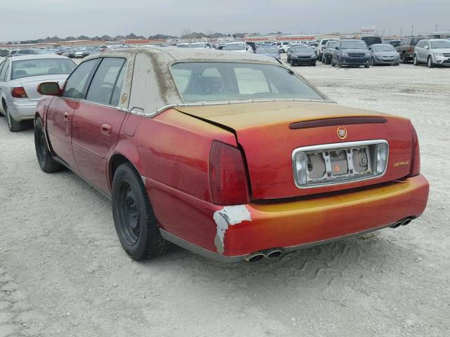 1G6KD54Y92U284172 - 2002 CADILLAC DEVILLE TWO TONE photo 3