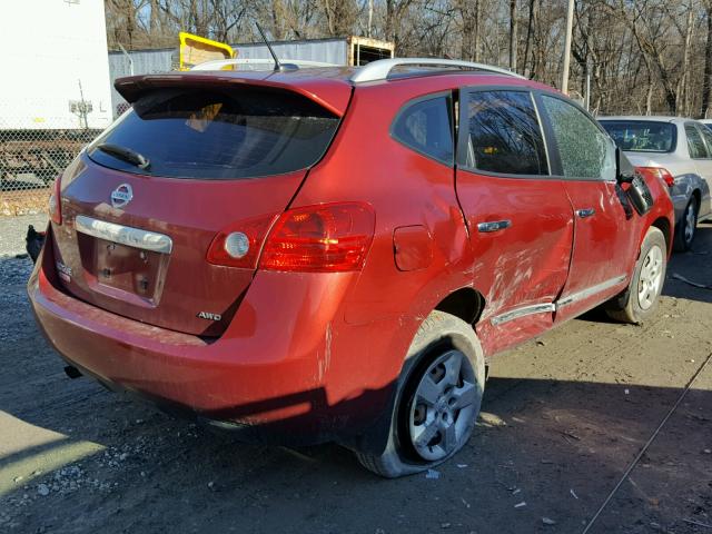 JN8AS5MV9EW716082 - 2014 NISSAN ROGUE SELE RED photo 4