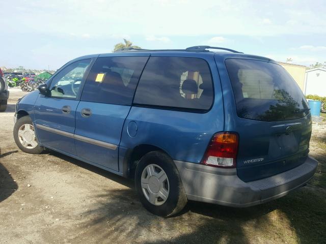 2FMZA55402BA50410 - 2002 FORD WINDSTAR L BLUE photo 3