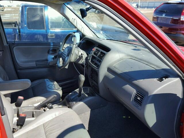 2CNBJ734246915079 - 2004 CHEVROLET TRACKER ZR RED photo 5