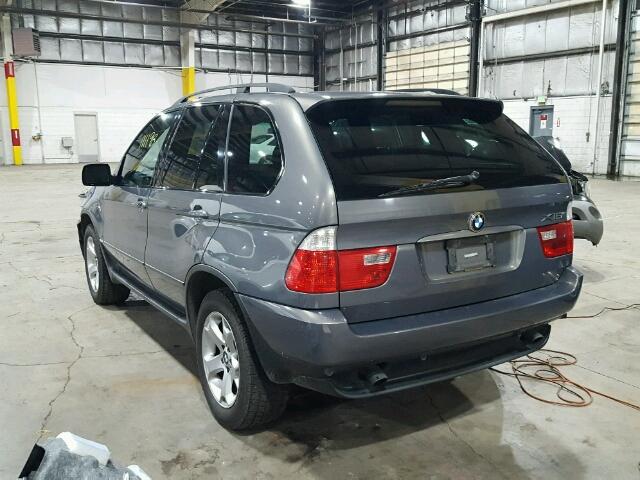 5UXFA13566LY46661 - 2006 BMW X5 3.0I GRAY photo 3