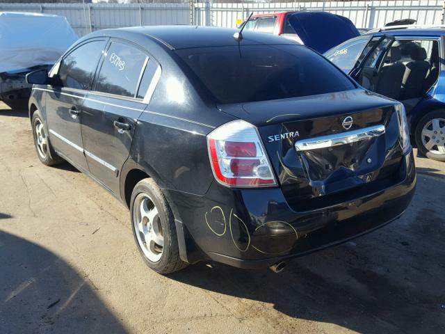 3N1AB6AP6AL689434 - 2010 NISSAN SENTRA 2.0 BLACK photo 3