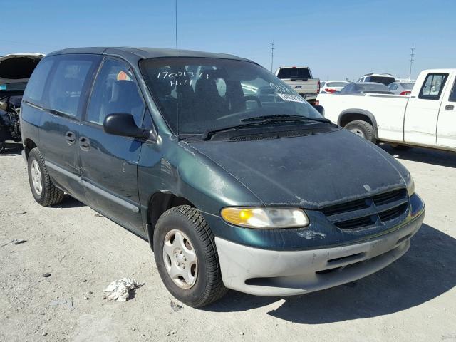 2B4FP25B7XR107927 - 1999 DODGE CARAVAN GREEN photo 1