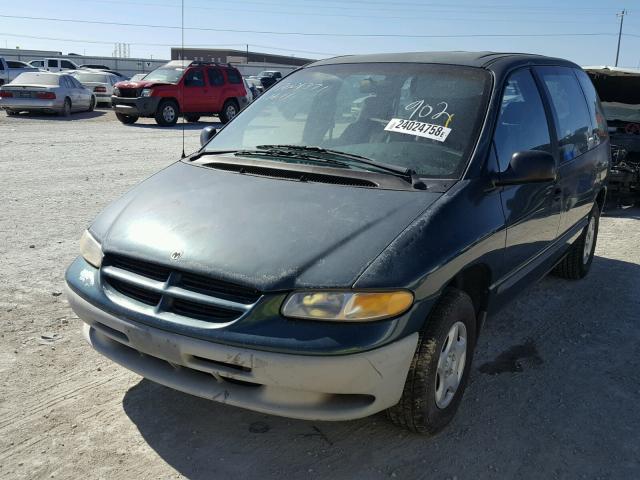 2B4FP25B7XR107927 - 1999 DODGE CARAVAN GREEN photo 2