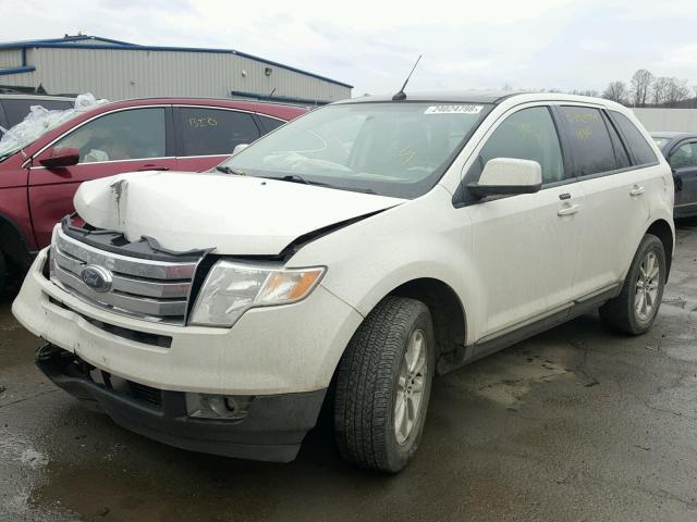 2FMDK38C69BA55569 - 2009 FORD EDGE SEL WHITE photo 2