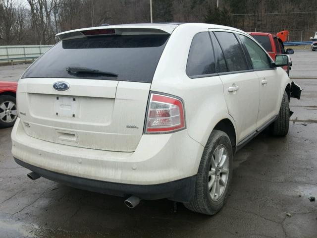 2FMDK38C69BA55569 - 2009 FORD EDGE SEL WHITE photo 4