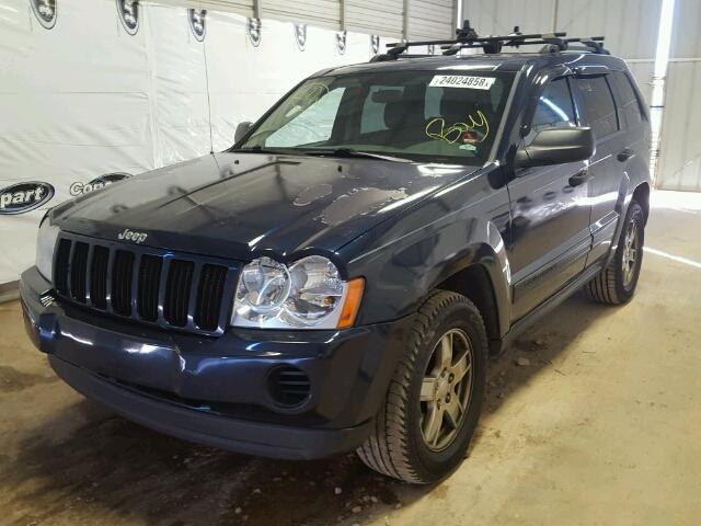 1J4GR48KX5C620453 - 2005 JEEP GRAND CHER BLUE photo 2