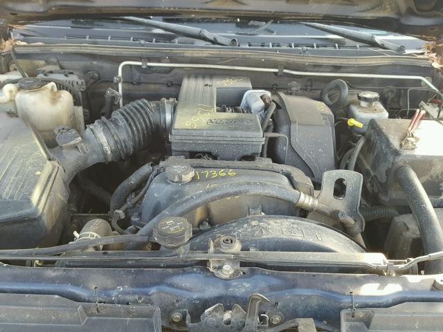 1GTDS136948221802 - 2004 GMC CANYON BLUE photo 7