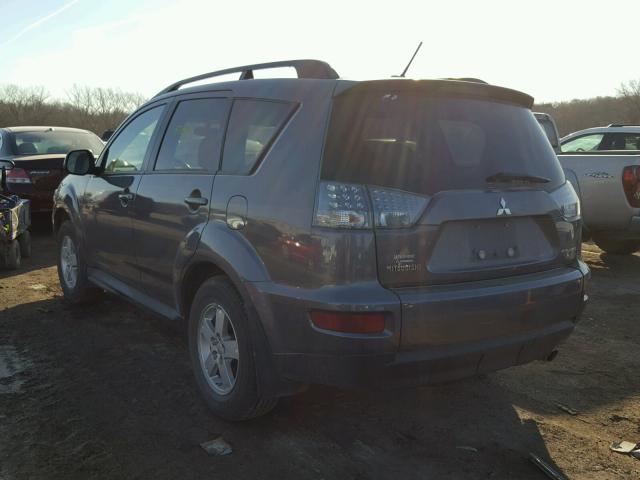 JA4AT2AW1AZ018945 - 2010 MITSUBISHI OUTLANDER GRAY photo 3