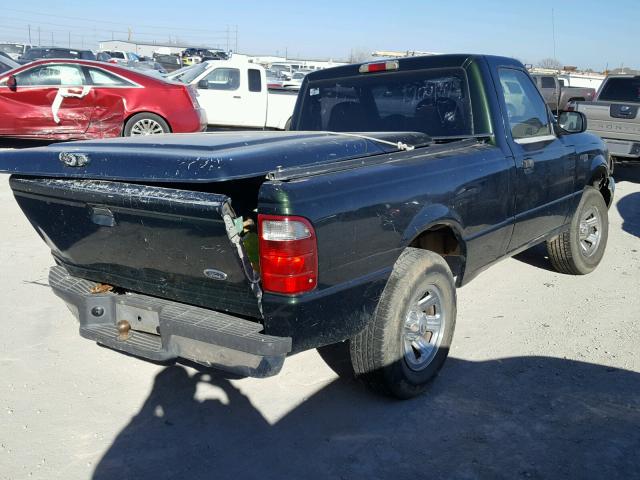 1FTYR10DX1PB64270 - 2001 FORD RANGER GREEN photo 4