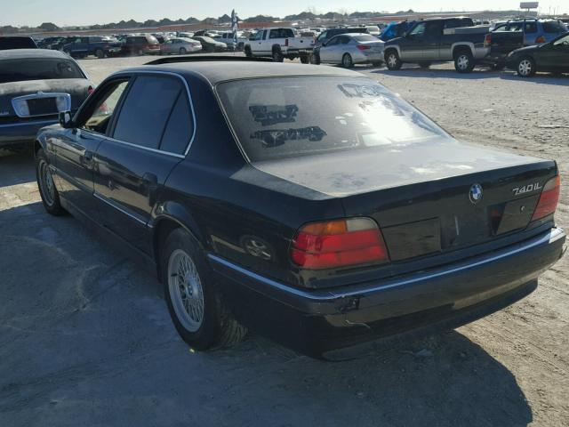 WBAGJ8326WDM20027 - 1998 BMW 740 IL BLACK photo 3