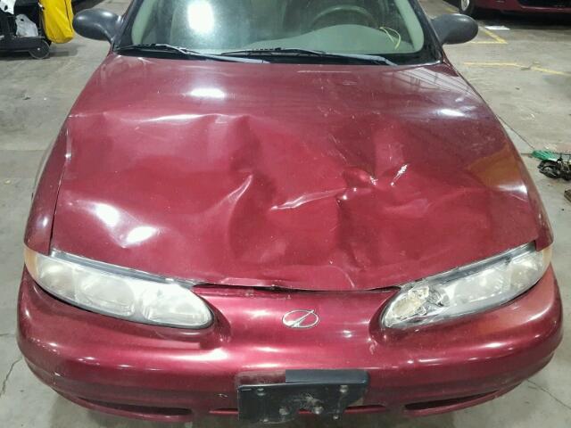 1G3NL52FX3C172566 - 2003 OLDSMOBILE ALERO GL RED photo 9