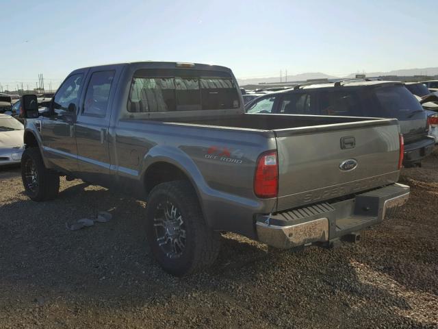 1FTSW2BR5AEA05083 - 2010 FORD F250 SUPER GRAY photo 3